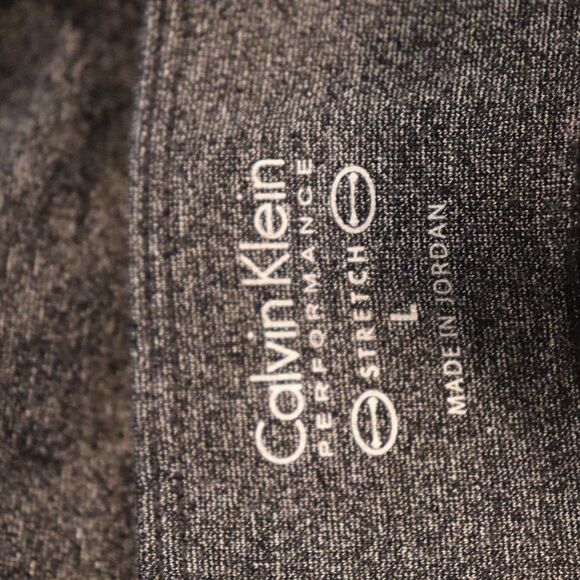 Calvin Klein Performance Athletic Workout Cropped Stretch Pants Size L - Picture 7 of 8